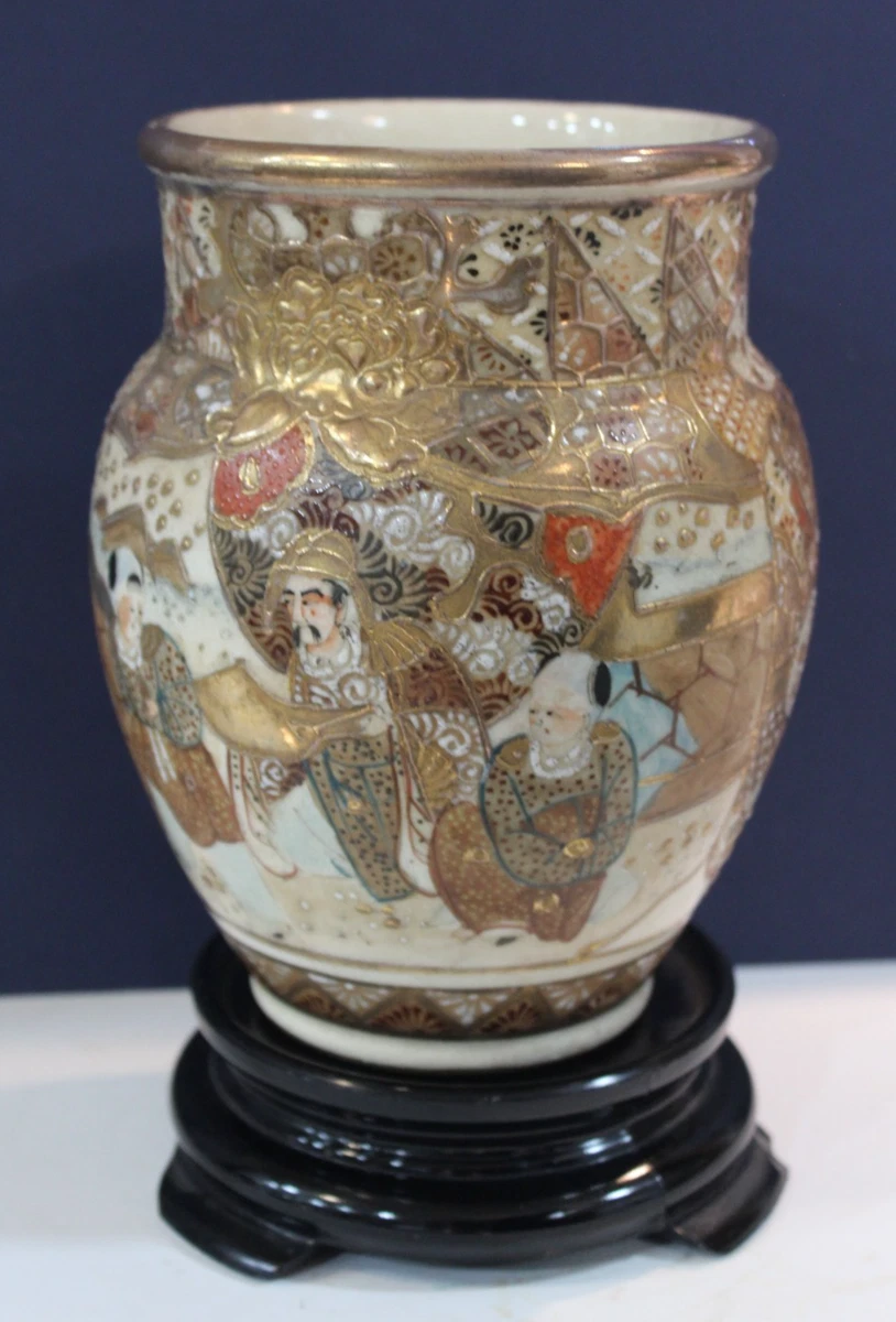 陶瓷古董原始1850-1899 年日本花瓶| eBay