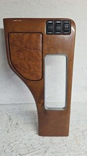 2001-03 Infiniti QX4 Center Console Shifter Cupholder Light Brown Woodgrain OEM