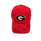 Georgia Bulldogs Signed NCAA College Football 1995 Nike Fitted Cap Hat DAWGS
