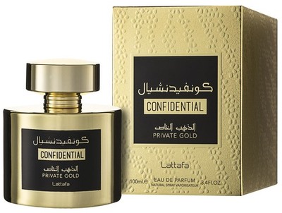 Lattafa Confidential Private Gold Eau de Parfum 100 ml OVP NEU