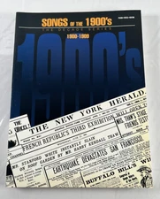 Songs of the 1900's The Decade Series Songbook Sheet Music  Piano, Vocal, Guitar