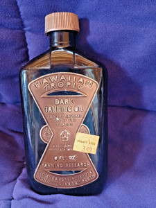 VINTAGE HAWAIIAN TROPIC DARK TANNING OIL BRAND NEW! RARE FIND! NO SPF