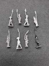 (8) Fantassin Miniatures 15mm Marching Infantry With Halberds Metal Miniatures 