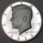 2020-S Silver Proof Kennedy Half Dollar - (PR) KM#A202c Album Toned - 8498