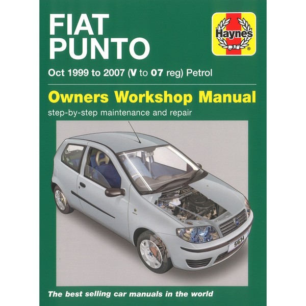 Fiat Punto SchräGheck 1,2L Benzin Oktober 1999 - 2007 Reparaturhandbuch Haynes-image