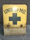 Antique/Vintage Circa. 1920s/1930s University Of Maryland Tin Med Parking Sign