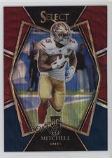 2021 Panini Select Premier Level Tri-Color Prizm 81/199 Elijah Mitchell Eli 1o4j