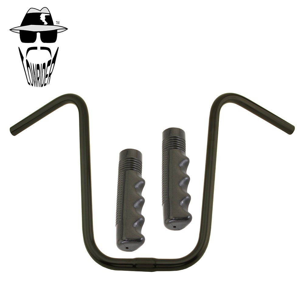 ORIGINAL LOWRIDER 15" Rise U Shape Black Handlebar 25.4mm Cruiser/Chopper Bike.