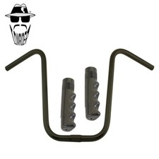 Manubrio ORIGINALE LOWRIDER 15" Rise forma U nero 25,4mm bici cruiser/chopper.