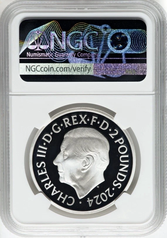 2024 James Bond 007 Grã-Bretanha 60º Aniversário Seis Décadas PRATA NGC PF70 - Imagem 4 de 4