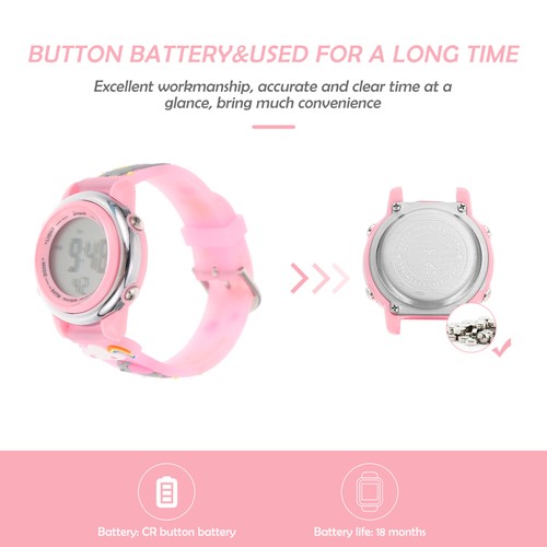 Kids Digital Sports Watch Outdoor Electronic Watch Children Outdoor Running - Picture 10 of 12