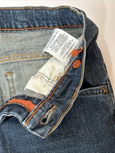 Wrangler Boys 12 Adjustable Waist Jeans 5SCBWS2 Medium wash~straight leg~stretch - Picture 9 of 18