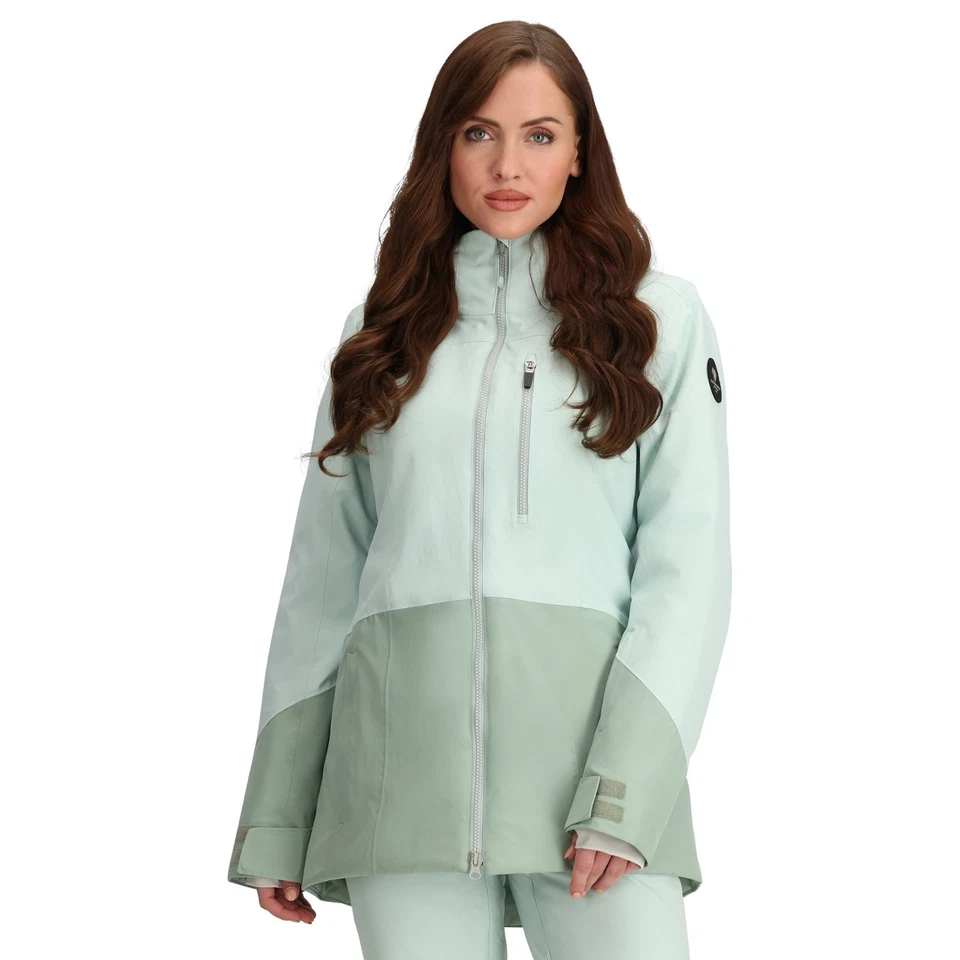 Obermeyer® Women's SIZE 4 First Chair Insulated Waterproof Jacket in Glacial Ice - Image 4 of 4