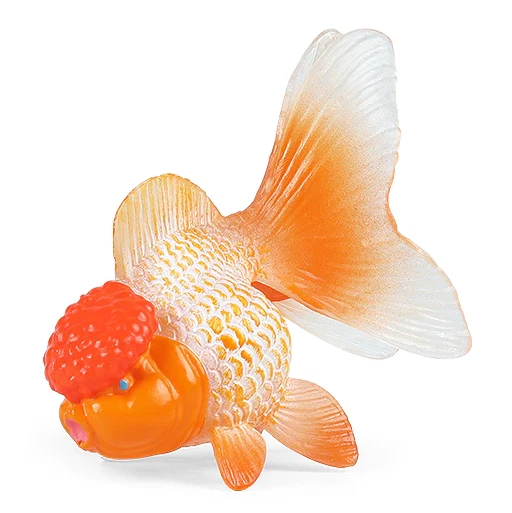 8cm Mini Goldfish PVC Toy Ocean Sea Fish Animal Figure Kids Gift 2