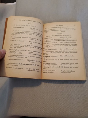 Reviewing Latin 2 Years An Amsco School Publication-Eli Blume (PB, 1956) - Picture 9 of 11