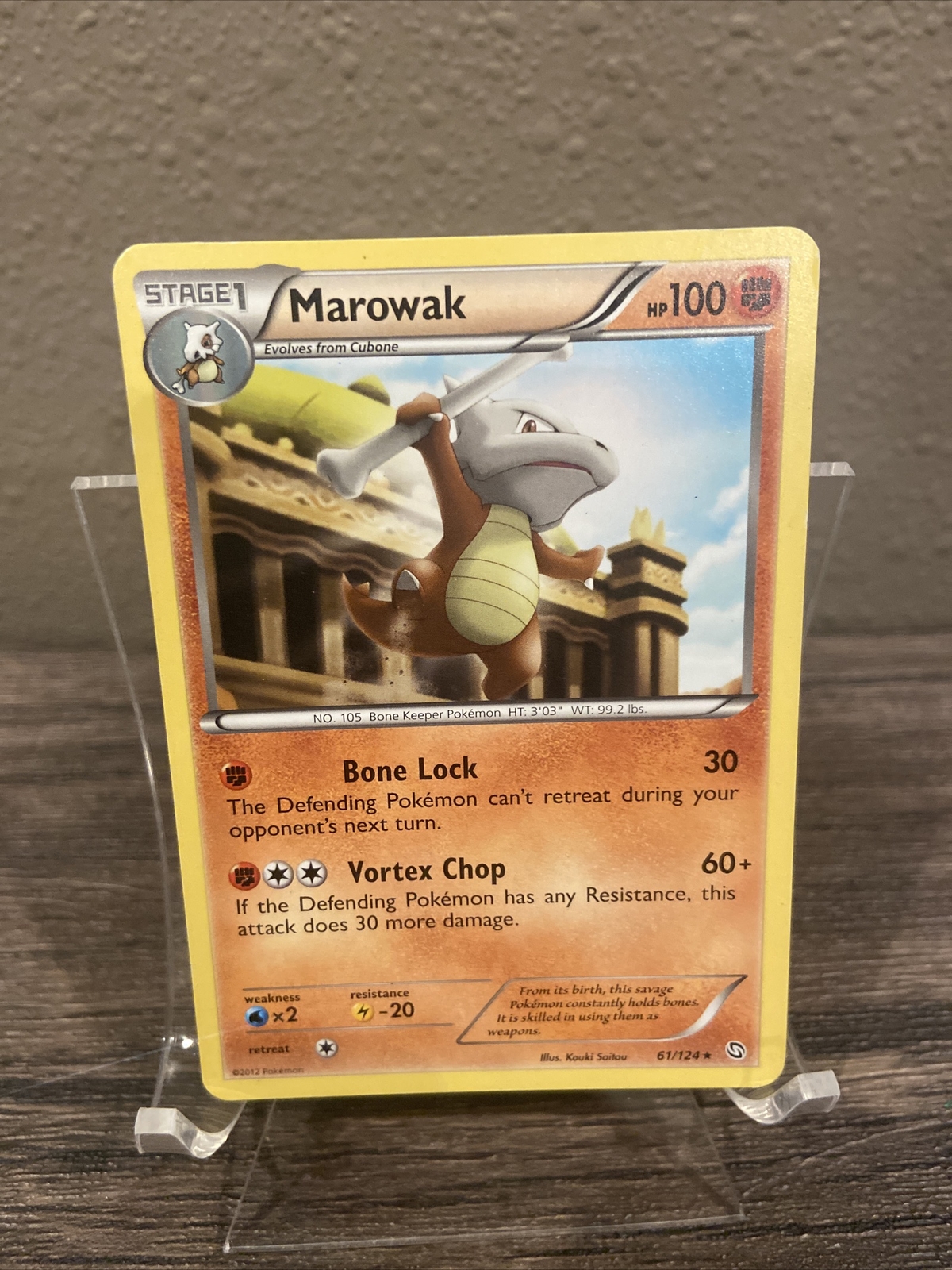 Marowak - 61/124 - Rare x1 - Lightly Played - BW Dragons Exalted!