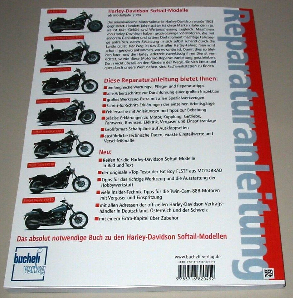 Thumbnail - Reparaturanleitung Harley Davidson Heritage Softail Classic Springer