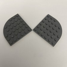 Lego 6003 Dark Gray Replacement Parts Pieces Lot of 2