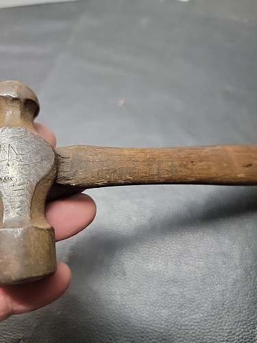 Vintage ATHA Horseshoe Logo Ball Peen Hammer Small 12 Oz w/ Handle /0524-ys3 - Picture 6 of 15
