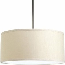 Progress Lighting P8830-56 Accessory Fabric Shade, 22", Khaki