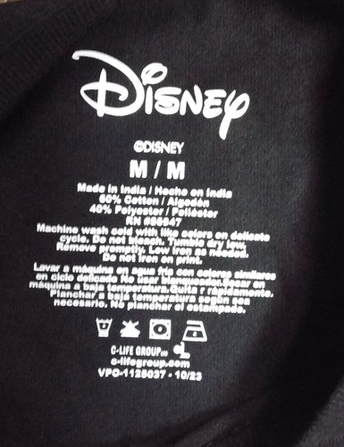 Disney - Mickey Mouse - Black T-Shirt - Unisex Medium - NWT - Picture 3 of 5