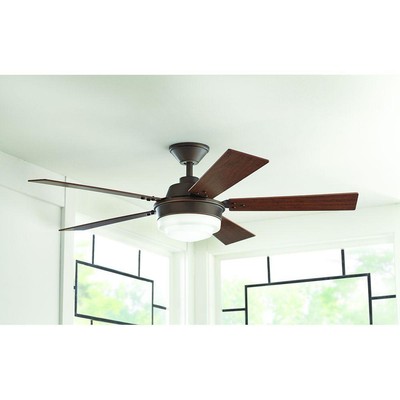 Home Decorators Emswell 52 In Mediterranean Bronze Ceiling Fan W