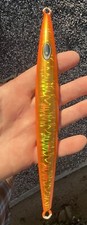 Vertical Tuna Knife Jig for Slow Pitch Glow In Dark 420g  bluefin 9 Orange Speed