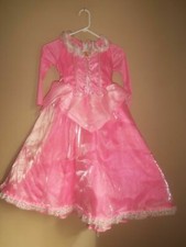 DISNEY PRINCESS SLEEPING BEAUTY AURORA PINK SILVER HALLOWEEN COSTUME DRESS UP 8
