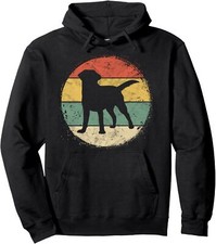 Retro Labrador Design Cute Lab Owner Proud Gift Unisex Hooded Sweatshirt