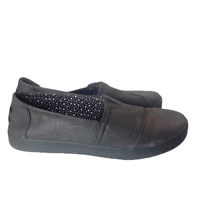 TOMS Women's Avalon Black Slipon Sneakers Size