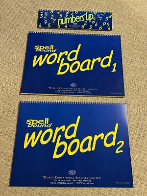 Direct Educational Services Spell Bound Word Board 1 2 & Numbers Up Lernhilfe