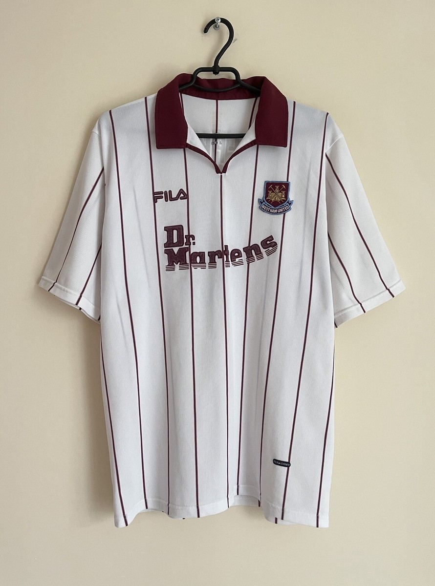 West Ham United 2002/03 Away #2 Tomas Repka Jersey Shirt DR