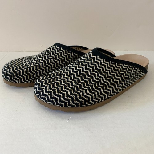 Sonoma Damen Gr. 8 Pantoletten Clogs Slipper Komfort Strick Haxleigh Schwarz Neu - Bild 8 von 8