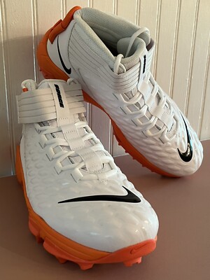 Nike Mens Force Savage Pro 2 Shark P Football Cleats White  display picture 2