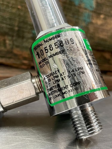 Medidor de flujo de oxígeno temporizador modelo TLO-15 TL0-15 - Imagen 4 de 6