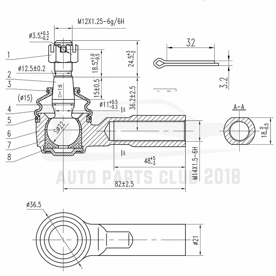 For Toyota Corolla Front Suspension 10x Lower Control Arms Ball Joints Tie Rods Foto 2 de 4