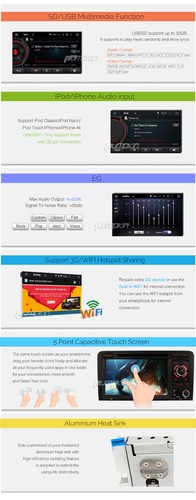7" Android 5.1 Car DVD Player GPS Radio 4Core 16G ROM DAB for Audi A3 2003-2011 - Picture 12 of 12