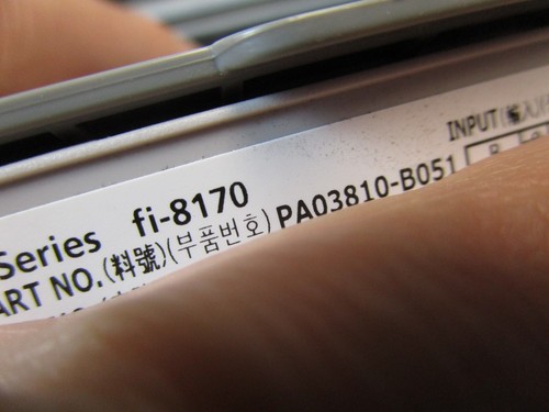 FUJITSU FI-8170 COLOR DUPLEX DOCUMENT SCANNER - NO AC ADAPTER OR TRAYS - 第 6/6 張圖片