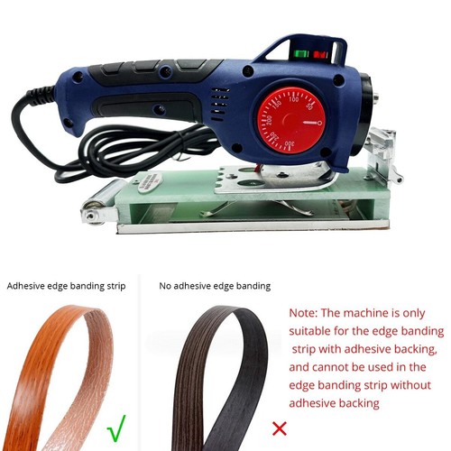 Máquina de bandas de borde portátil de 220 V temperatura ajustable madera PVC cinta de borde manual - Imagen 3 de 14