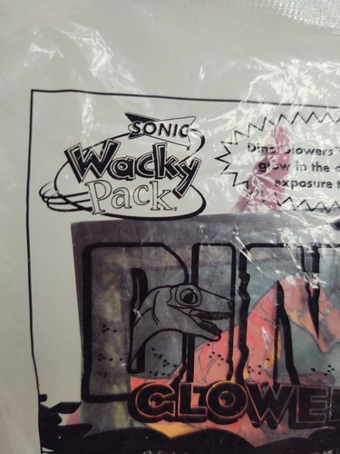 2004 Velociraptor Dino Glowers Dinosaurier Sonic Wacky Pak Kinder Spielzeug - Bild 6 von 6
