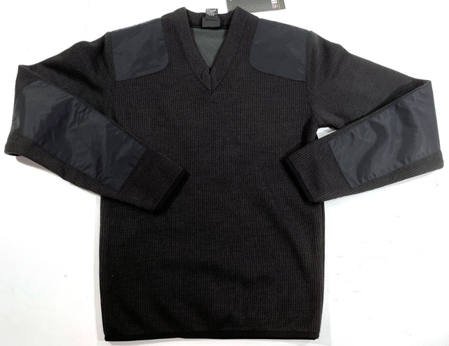 BLAUER 225 V-NECK COMMANDO STYLE FLEECE LINED SWEATER POLICE DARK NAVY XL TALL for sale online 