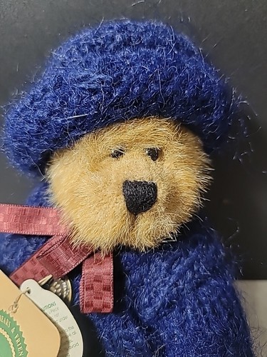 Boyds Bears Bearwear Plüsch mit Etikett blauer Pullover und Mütze... 1999 - Bild 6 von 10