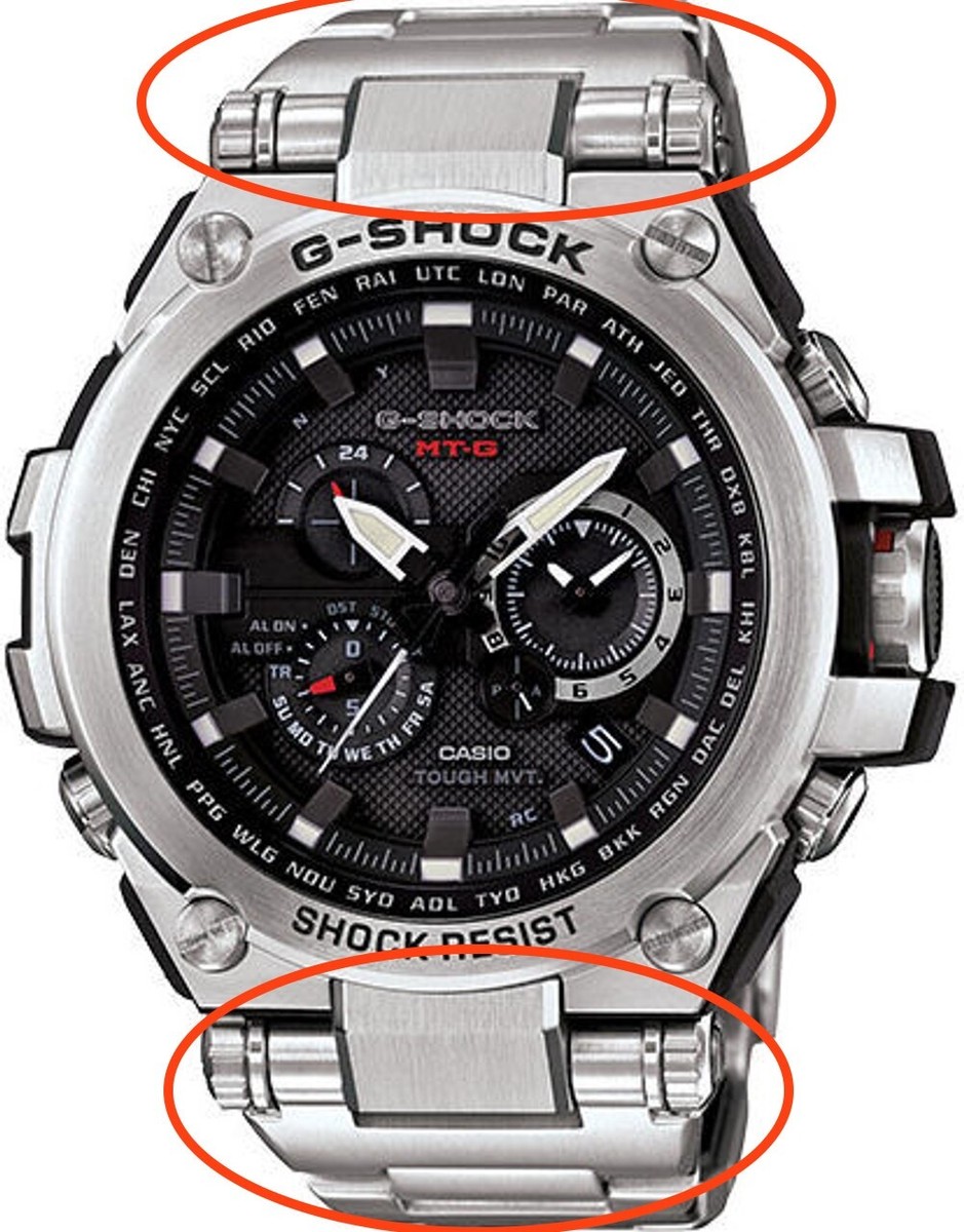 G-Shock MT-G MTG-S1000D MTGS1000D st. steel watch band end
