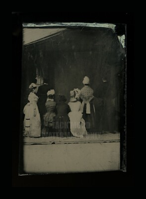 #ad Unusual Photo Back Turned Away from Camera Rare 1800s Creepy Antique Tintype $1250.00