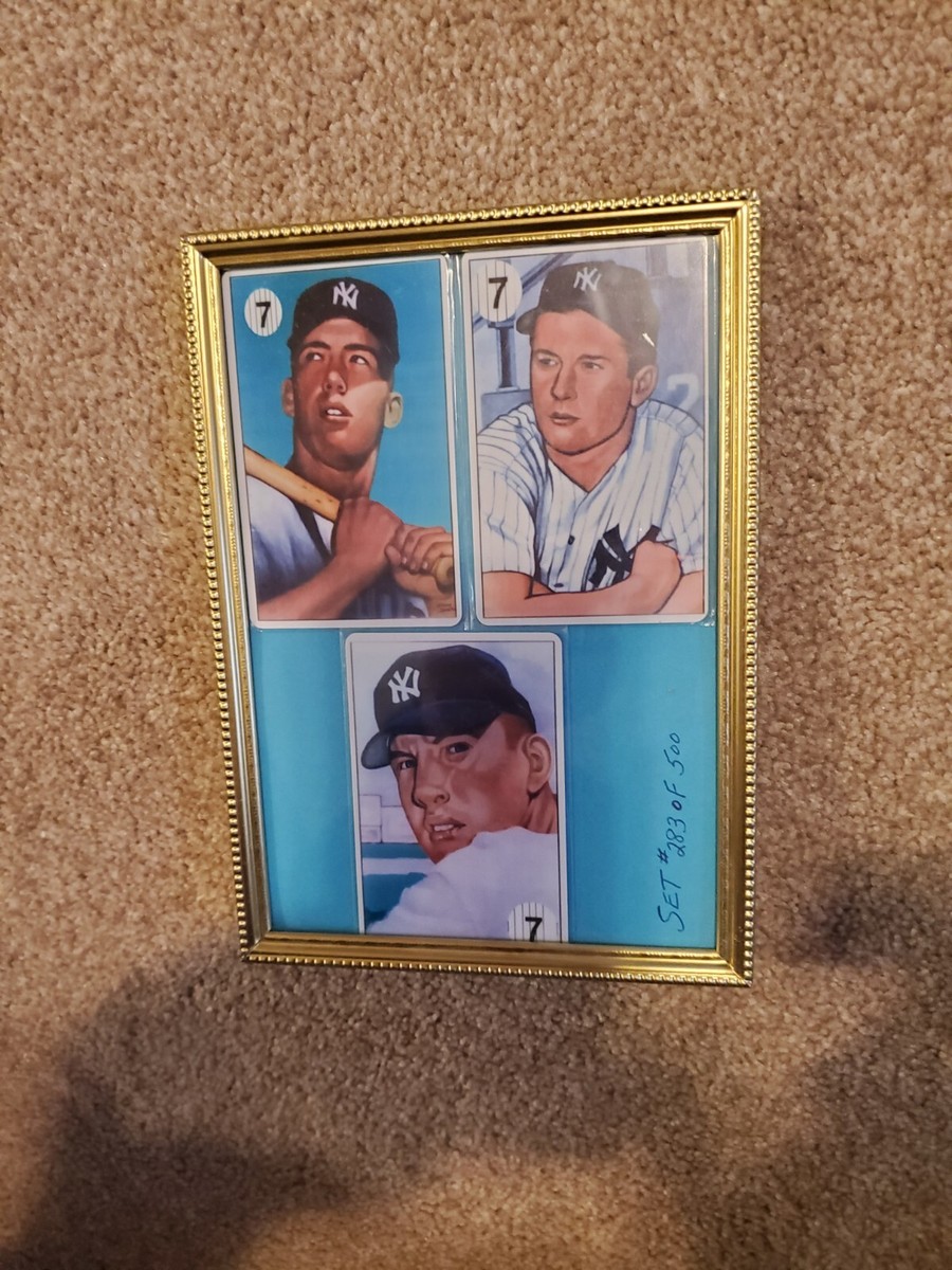 mickey mantle limited edition card Mickey Mantle Lucky 7 Combination Phone Cards Limited Edition 3-Card Set