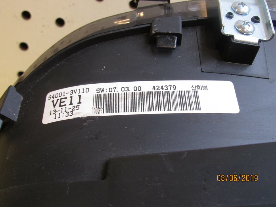 Cuadro de instrumentos velocímetro Hyundai Azera 2014 940013V110 89.644 millas Foto 3 de 3