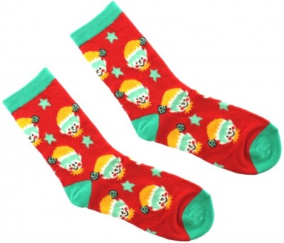 Baumwollsocken Kinder Weihnachten Design