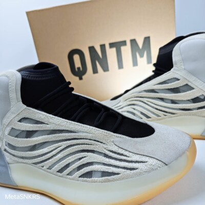 Adidas US 11.5 Men's  Mist Slate Beige Black Lifestyle   Yeezy QNTM   HQ2085 New