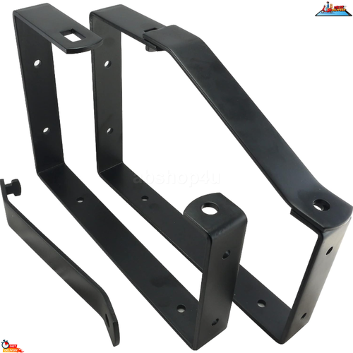 Ladder Rack Brackets, 2 Pack, Lockable Wall Ceiling Secure Storage Tool
