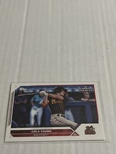 2023 Topps Pro Debut Cole Young Base